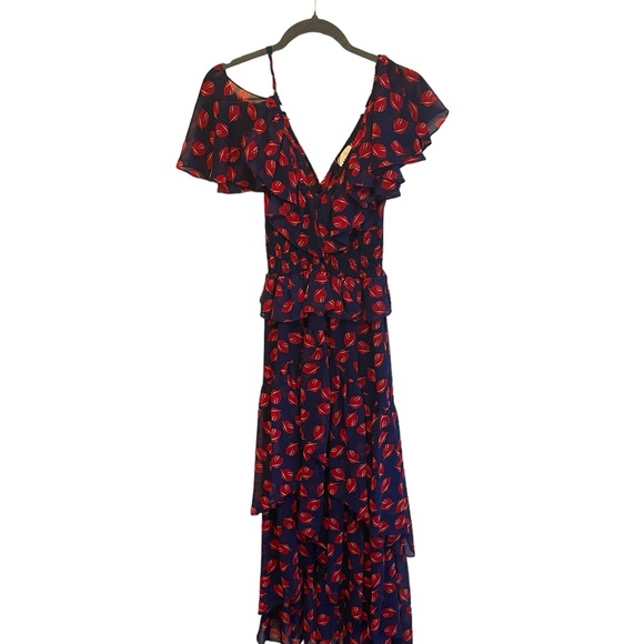 Misa Los Angeles Loulou ruffle high-low dress in XS - Picture 3 of 4